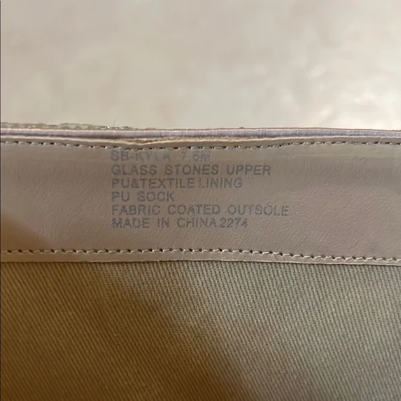 Betsey Johnson Silver Rhinestone Heeled Boots - Picture 5 of 5